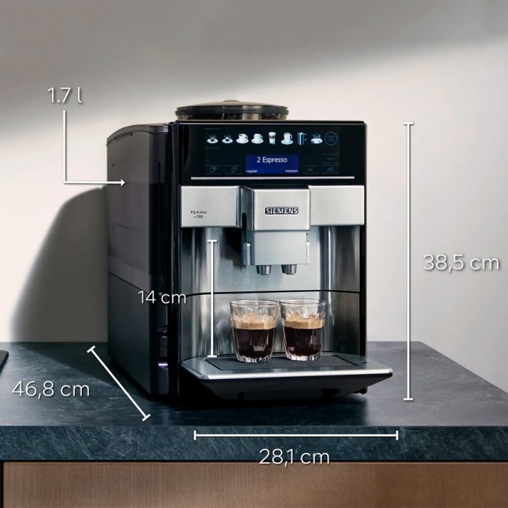 Siemens TE657313RW EQ6 s700 Inkl. 6x400g Rigtig Kaffe Ekologisk