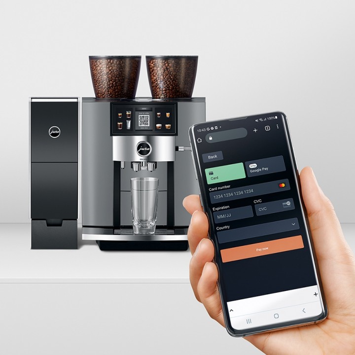 Jura Giga W10 (EA) Diamond Silver Espressomaskin Inkl. Startpaket