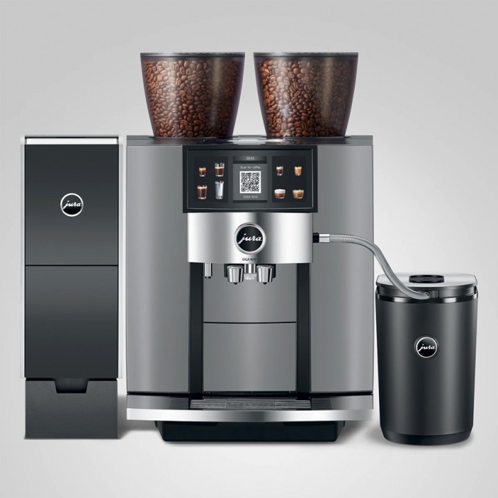 Jura Giga W10 (EA) Diamond Silver Espressomaskin Inkl. Startpaket