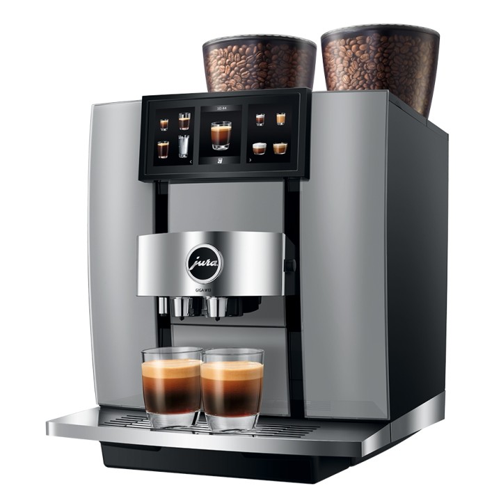 Jura Giga W10 (EA) Diamond Silver Espressomaskin Inkl. Startpaket