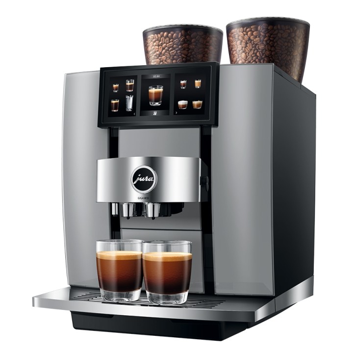 Jura Giga W10 (EA) Diamond Silver Espressomaskin Inkl. Startpaket