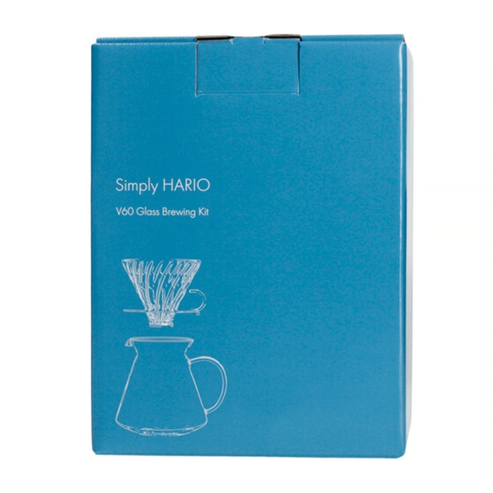 Hario V60 Dripper & Server inkl. 40 st. pappersfilter
