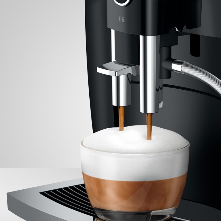 Jura E6 (EC) Piano Black Espressomaskin Inkl. Startpaket