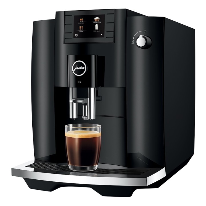 Jura E6 (EC) Piano Black Espressomaskin Inkl. Startpaket