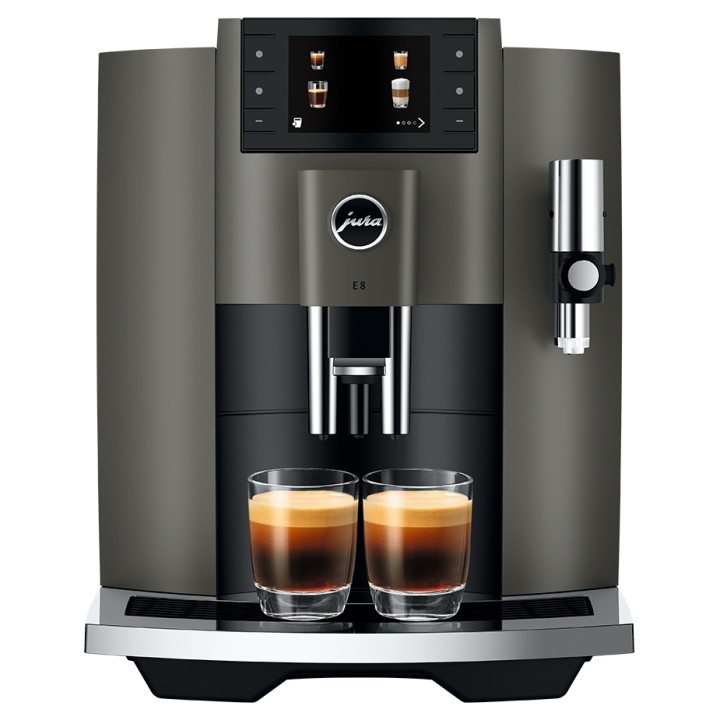 Jura E8 (EC) Dark Inox espressomaskin inkl. startpaket