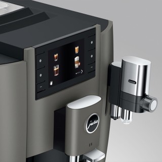 Jura E8 (EC) Dark Inox espressomaskin inkl. startpaket