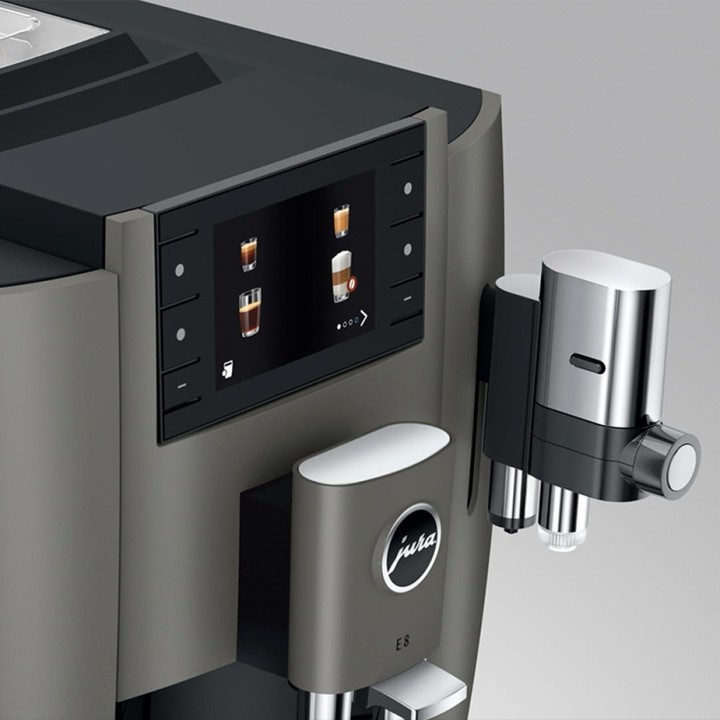 Jura E8 (EC) Dark Inox espressomaskin inkl. startpaket