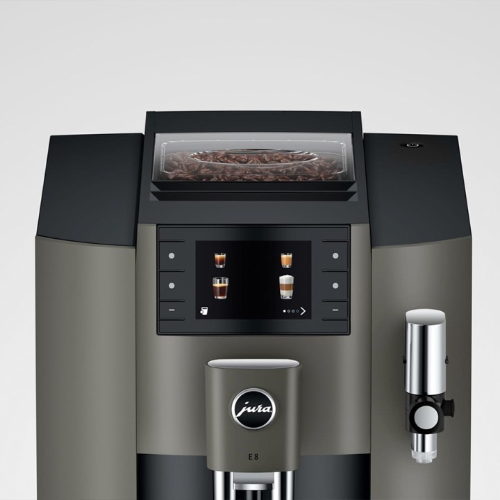 Jura E8 (EC) Dark Inox espressomaskin inkl. startpaket