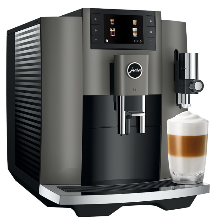Jura E8 (EC) Dark Inox espressomaskin inkl. startpaket