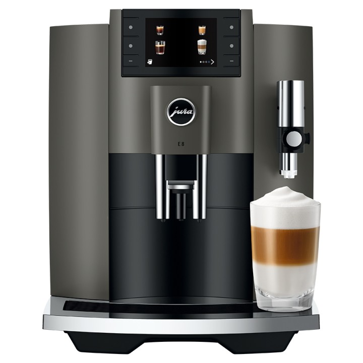 Jura E8 (EC) Dark Inox espressomaskin inkl. startpaket