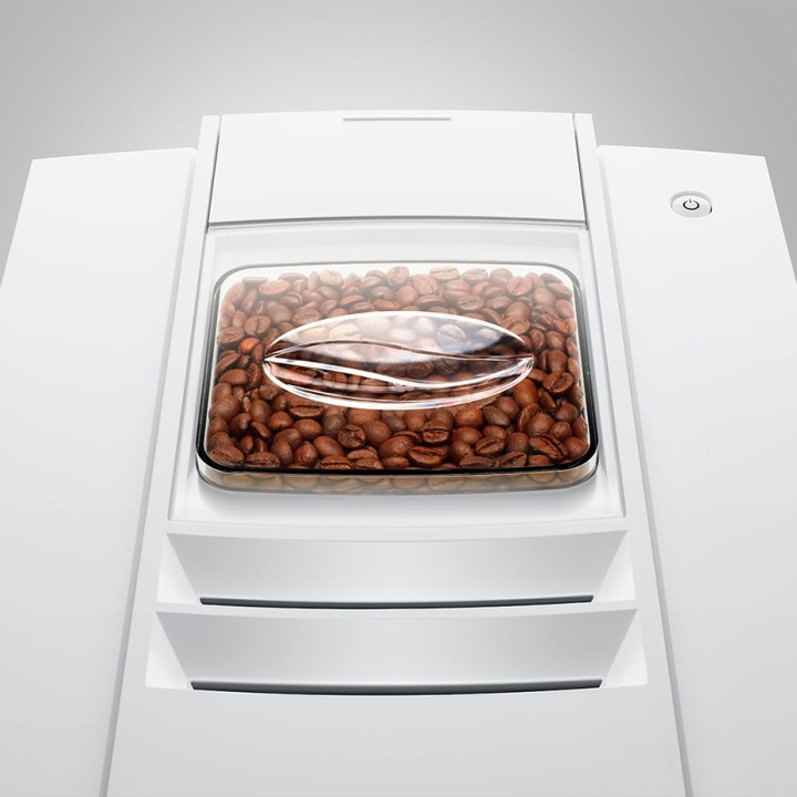 Jura E8 (EC) Piano White espressomaskin inkl. startpaket