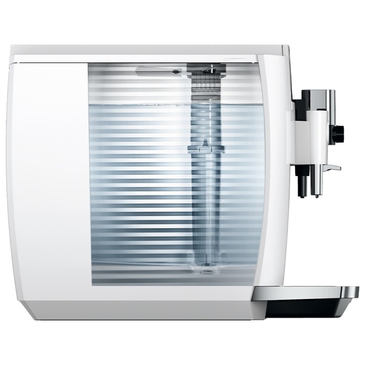 Jura E8 (EC) Piano White espressomaskin inkl. startpaket