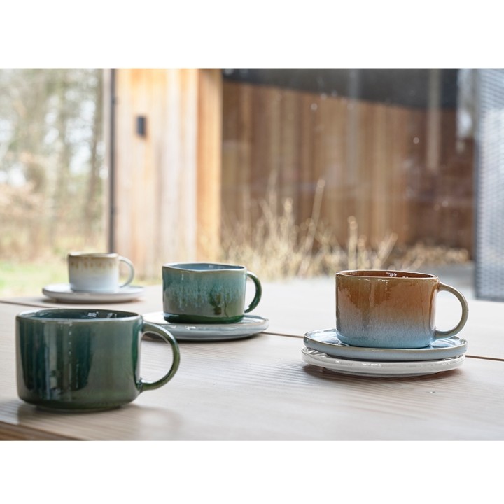 Villa Collection Styles Mugg m. handtag 16 cl 2 st Blå/Amber