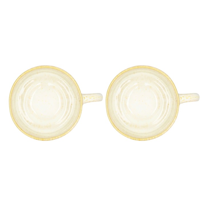 Villa Collection Styles Mugg med öra 16 cl 2 st Creme/Sand