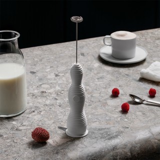 Alessi Pulcina Mjölkskummare Vit