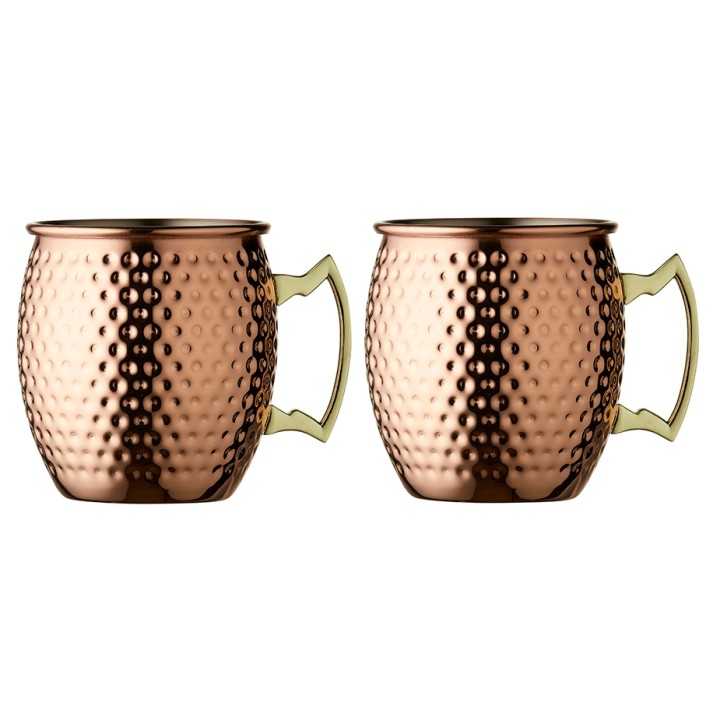 Lyngby Moscow Mule-muggar 55 cl, 2 st, koppar