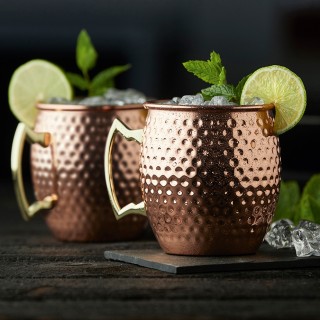 Lyngby Moscow Mule-muggar 55 cl, 2 st, koppar