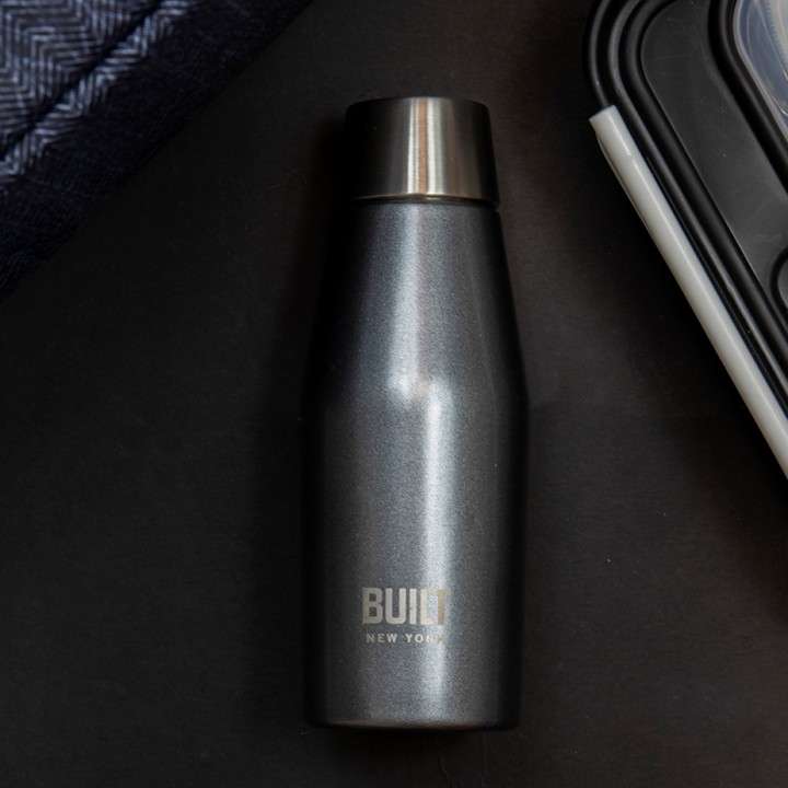 BUILT Perfect Seal Termoflaska 0,33 L Kolgrå