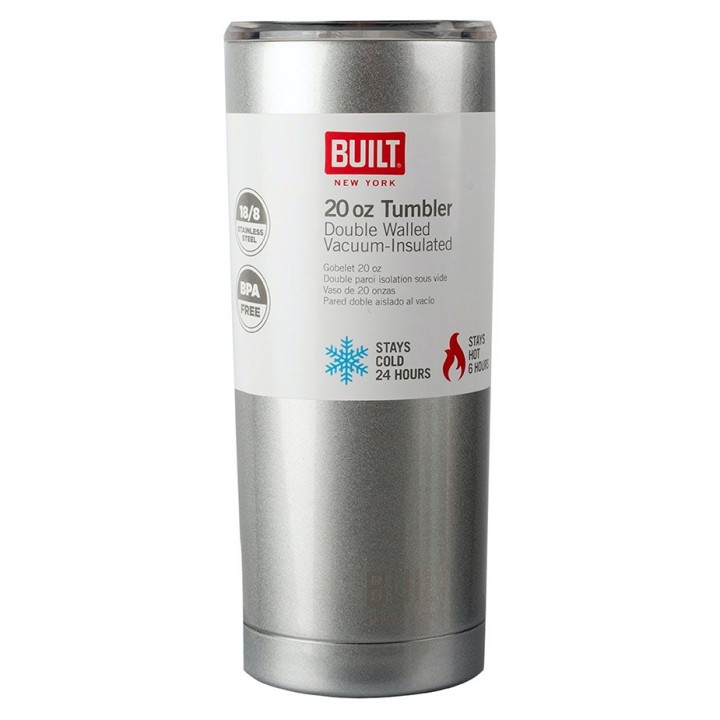 BUILT Perfect Seal Resemugg 0,59 L Silver
