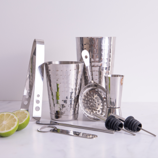 BarCraft Boston barsats 8 delar stål