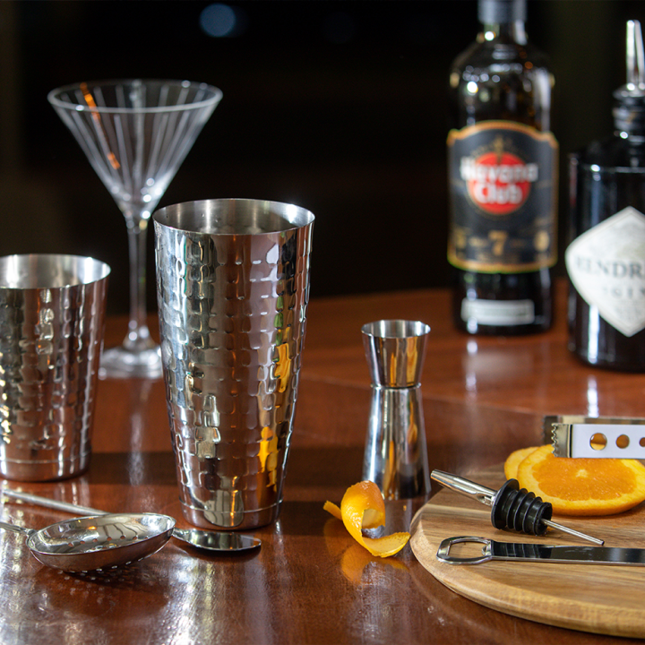 BarCraft Boston Barsats 8 delar Stål