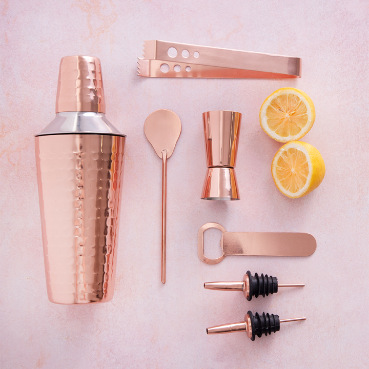 BarCraft Barset 7 Delar Koppar