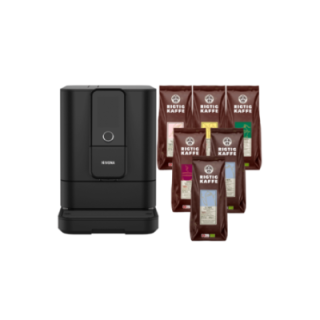 Nivona NIVO 8101 Svart inkl. 6x400g Rigtig Kaffe Ekologisk