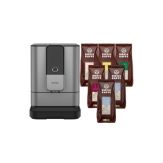 Nivona NIVO 8103 Titanium espressomaskin Inkl. 6x400g Rigtig Kaffe Ekologisk