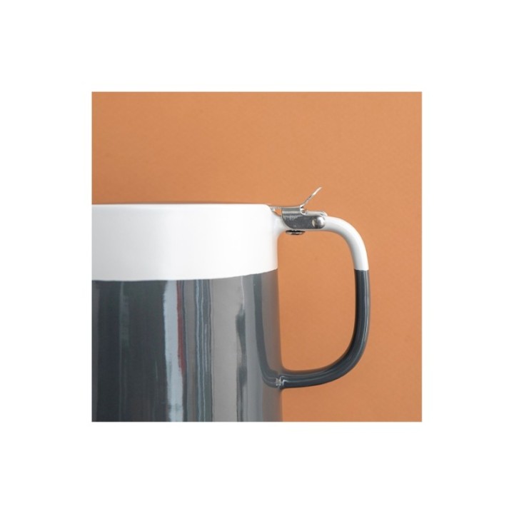 La Cafetière Barcelona 4 koppar Tebryggare Cool grå