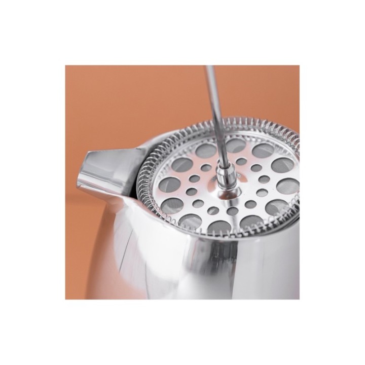 La Cafetière 8 Kop. Stempelkanna Stål