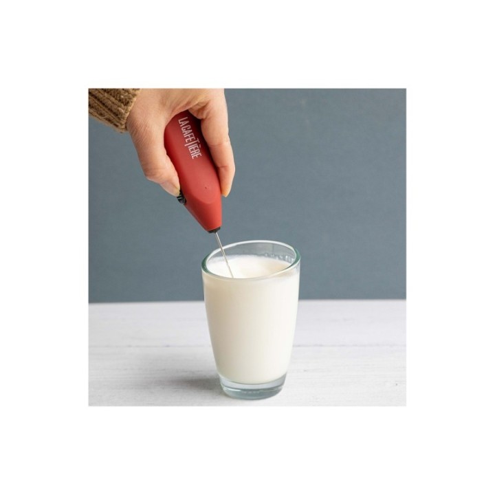 La Cafetière Mjölkskummare Röd