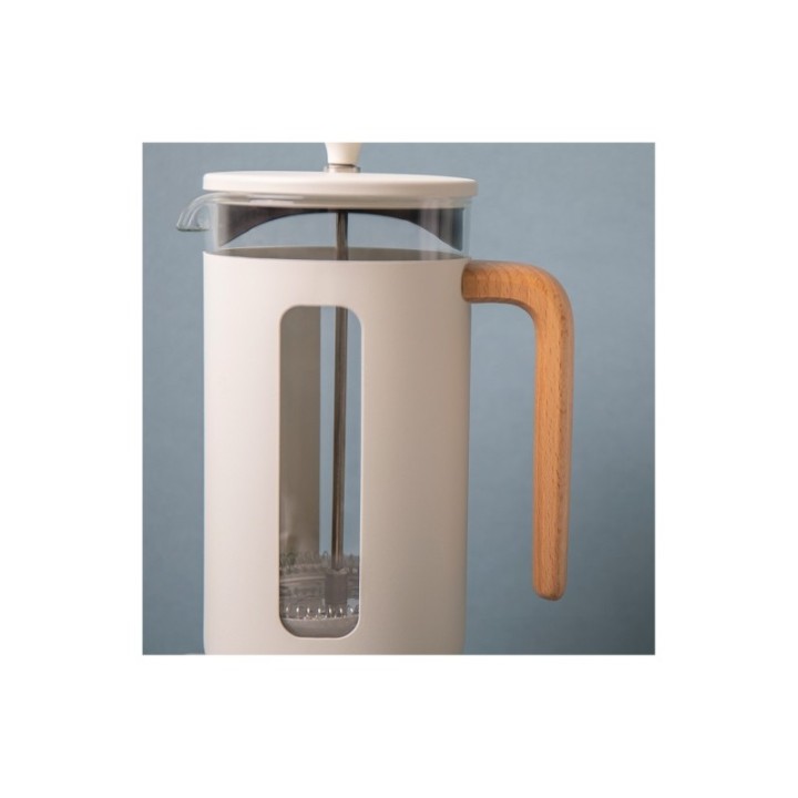 La Cafetière Pisa 3-kopps stempelkanna Vit