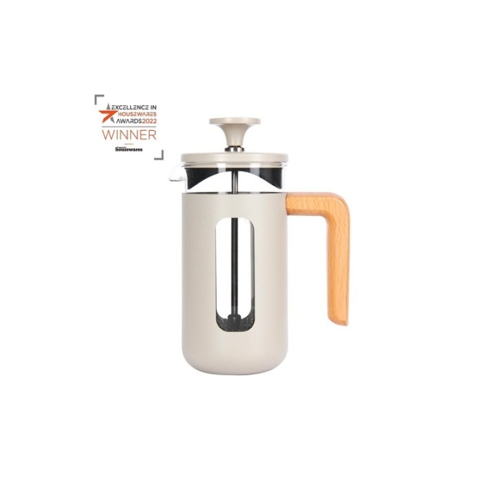 La Cafetière Pisa 3 koppar stempelkanna Latte