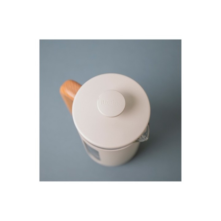 La Cafetière Pisa 8 koppar Stempelkanna Vit