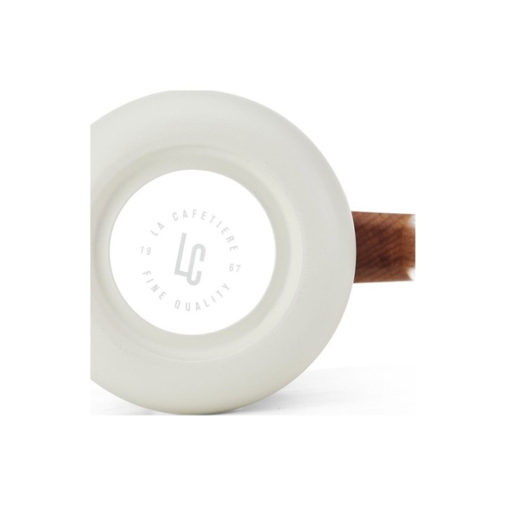 La Cafetière Pisa 8 koppar Stempelkanna Vit