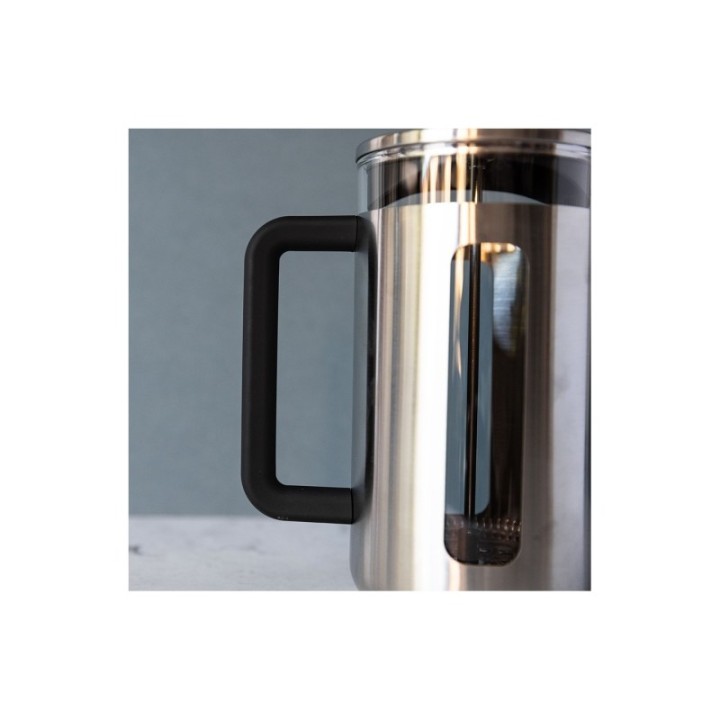 La Cafetière Pisa 8 koppar stempelkanna rostfritt stål