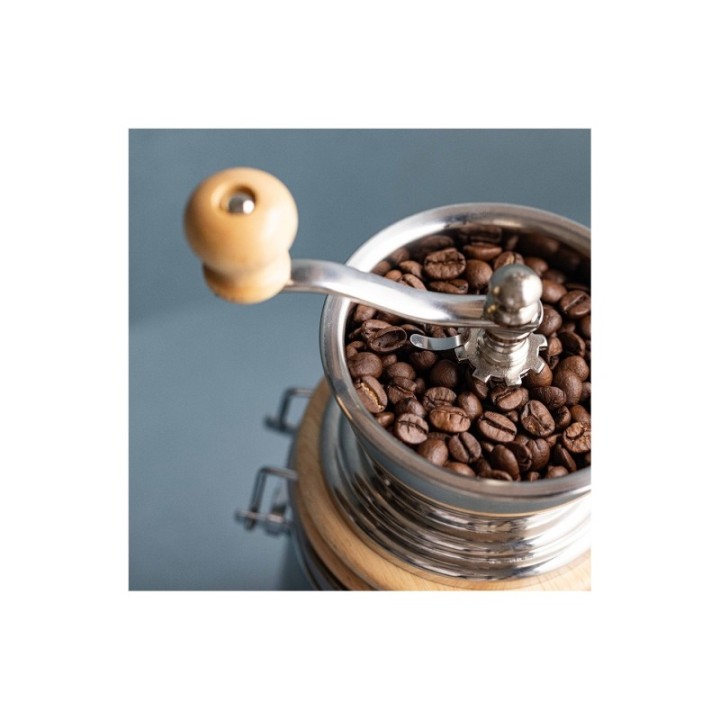 La Cafetière Manuell Kaffekvarn i Stål