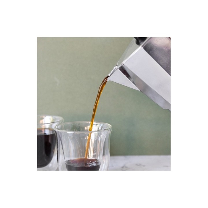 La Cafetière Venice 6 koppar espressokanna stål