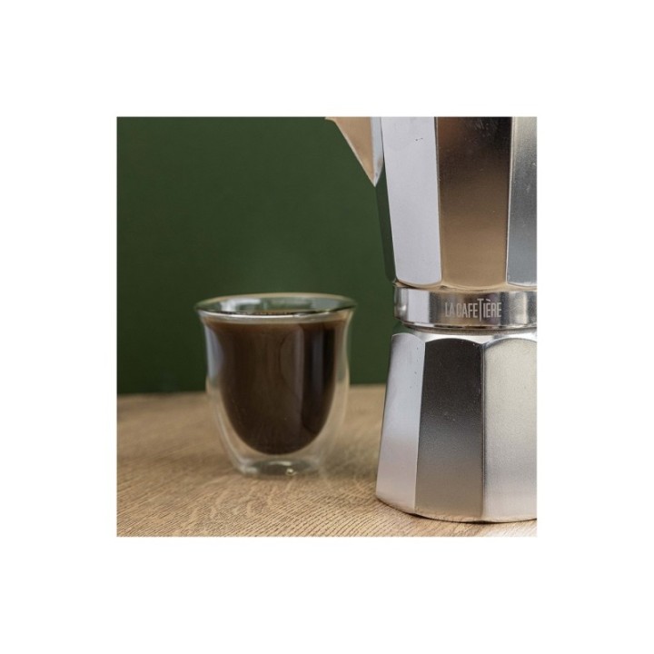 La Cafetière Venice 9 koppar espressokanna Stål