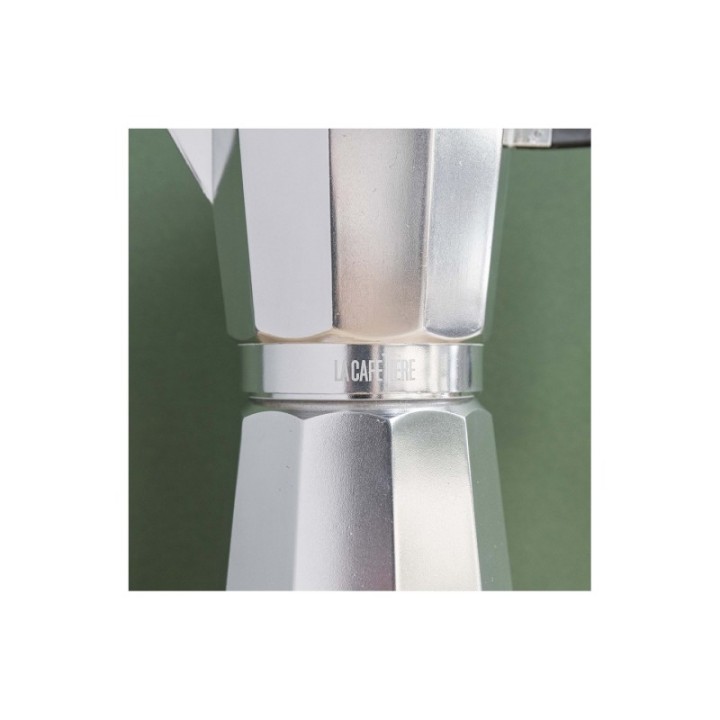 La Cafetière Venice 9 koppar espressokanna i stål