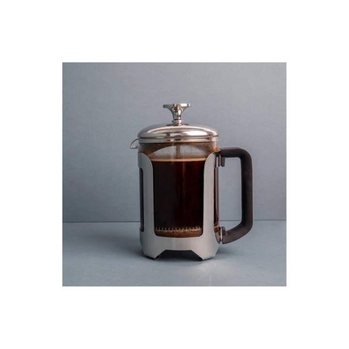 La Cafetière Roma 4 koppar stempelkanna rostfritt stål