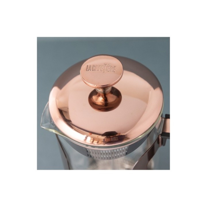 La Cafetière Roma 8 Kop. Stempelkanna Koppar