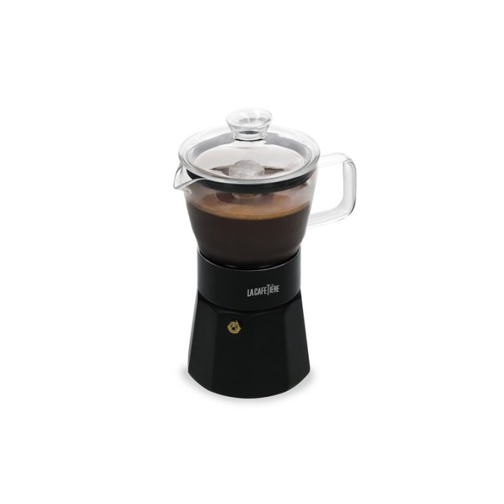 La Cafetière Verona 6 koppar espressokanna svart