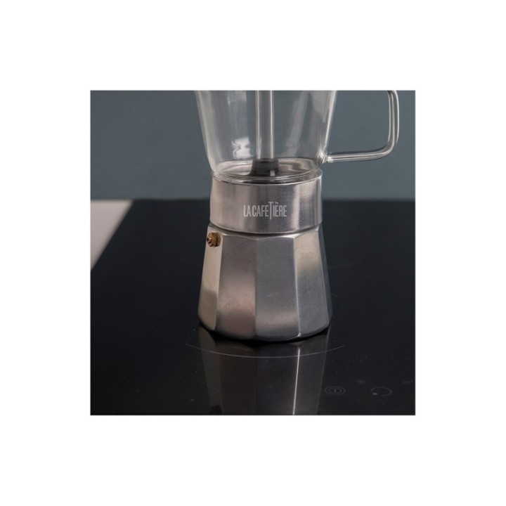 La Cafetière Verona 6 koppar espressokanna i stål