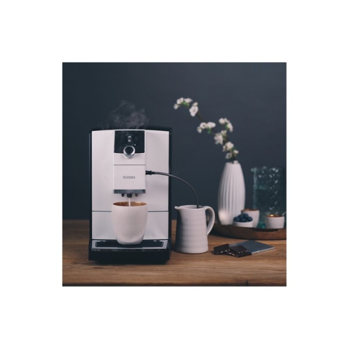 Nivona NICR 796 Vit Inkl. Mjölkbehållare & 6x400g Rigtig Kaffe Ekologisk