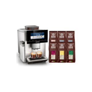 Siemens TQ905R03 EQ900 s500 Espressomaskin Inkl. 6x400g Rigtig Kaffe Ekologisk