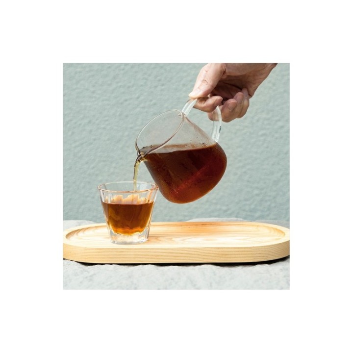 Loveramics Twisted cappuccinoglas 18 cl 1 st svart