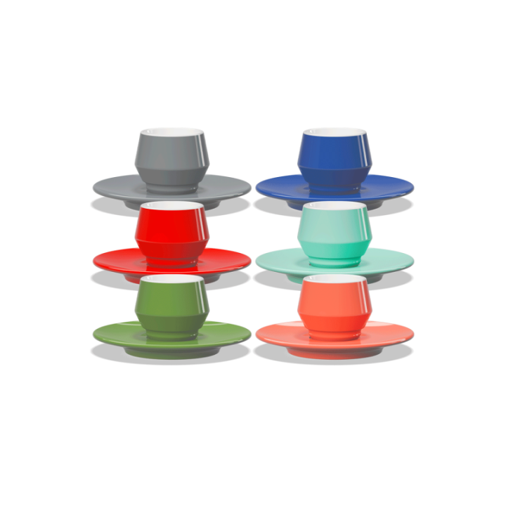 Club House Maniko Espresso med underkopp 7 cl 6 st