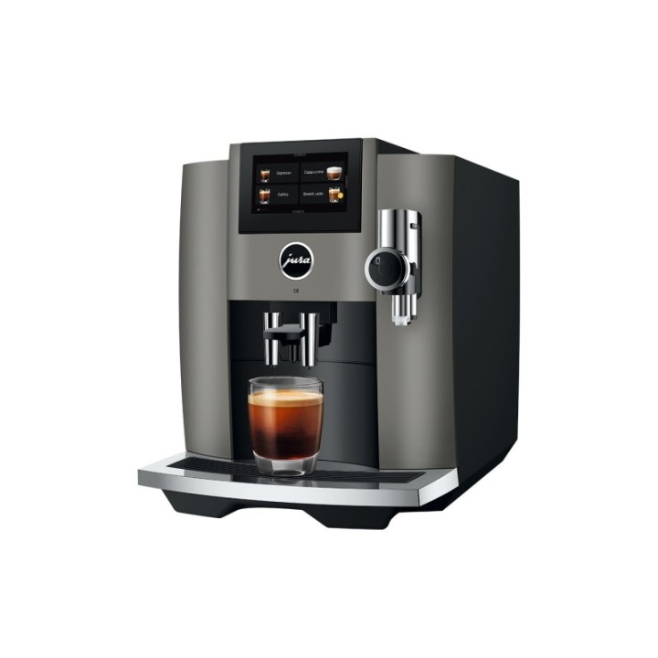 Jura S8 (EB) Dark Inox espressomaskin inkl. startpaket