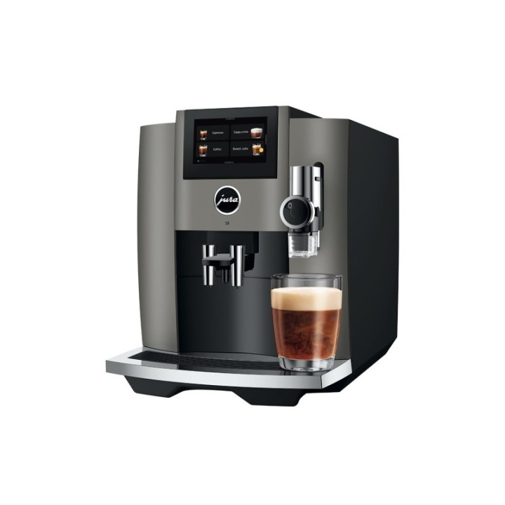 Jura S8 (EB) Dark Inox espressomaskin inkl. startpaket